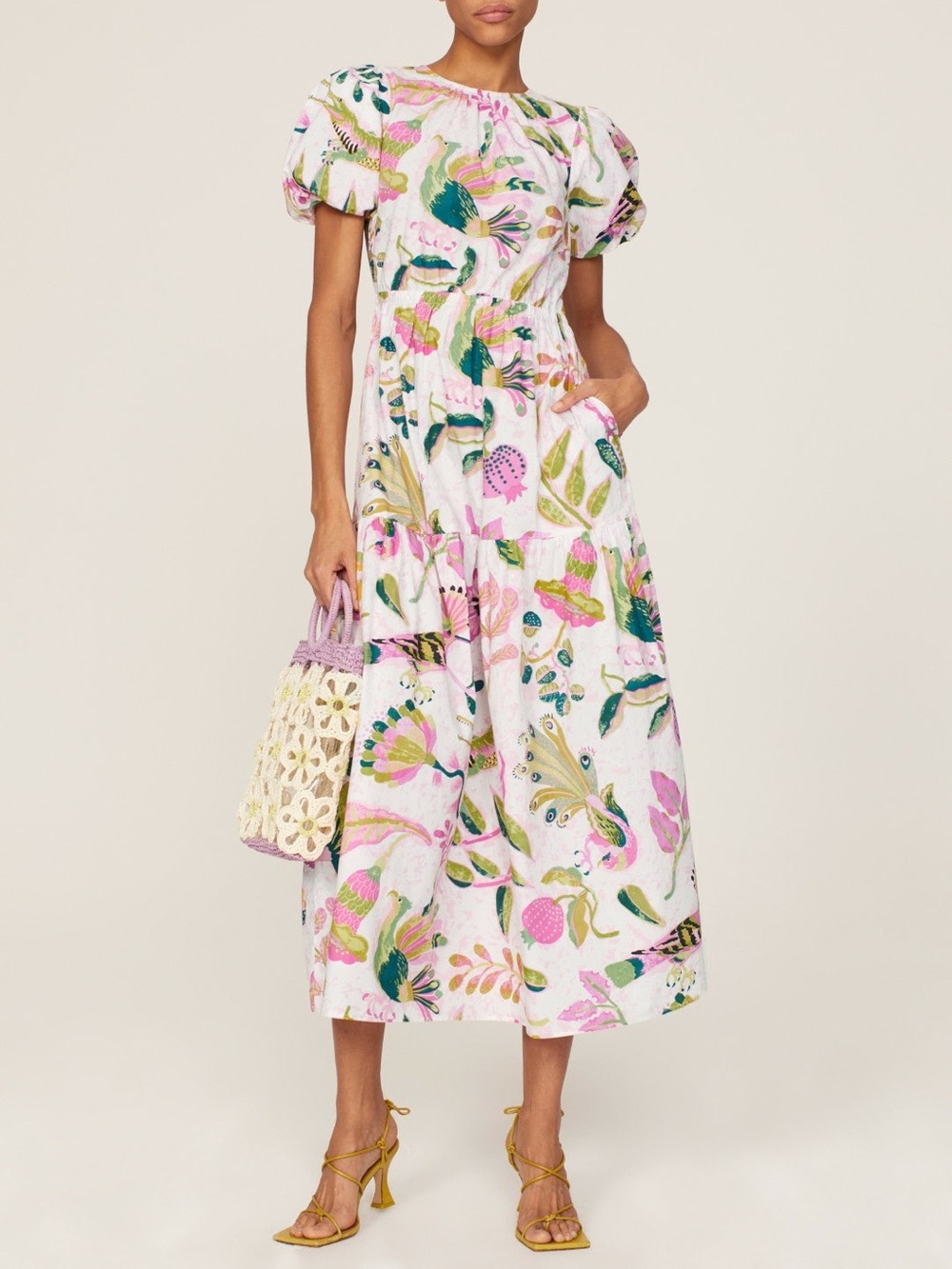 BANJANAN Valeria Floral Print Maxi Dress